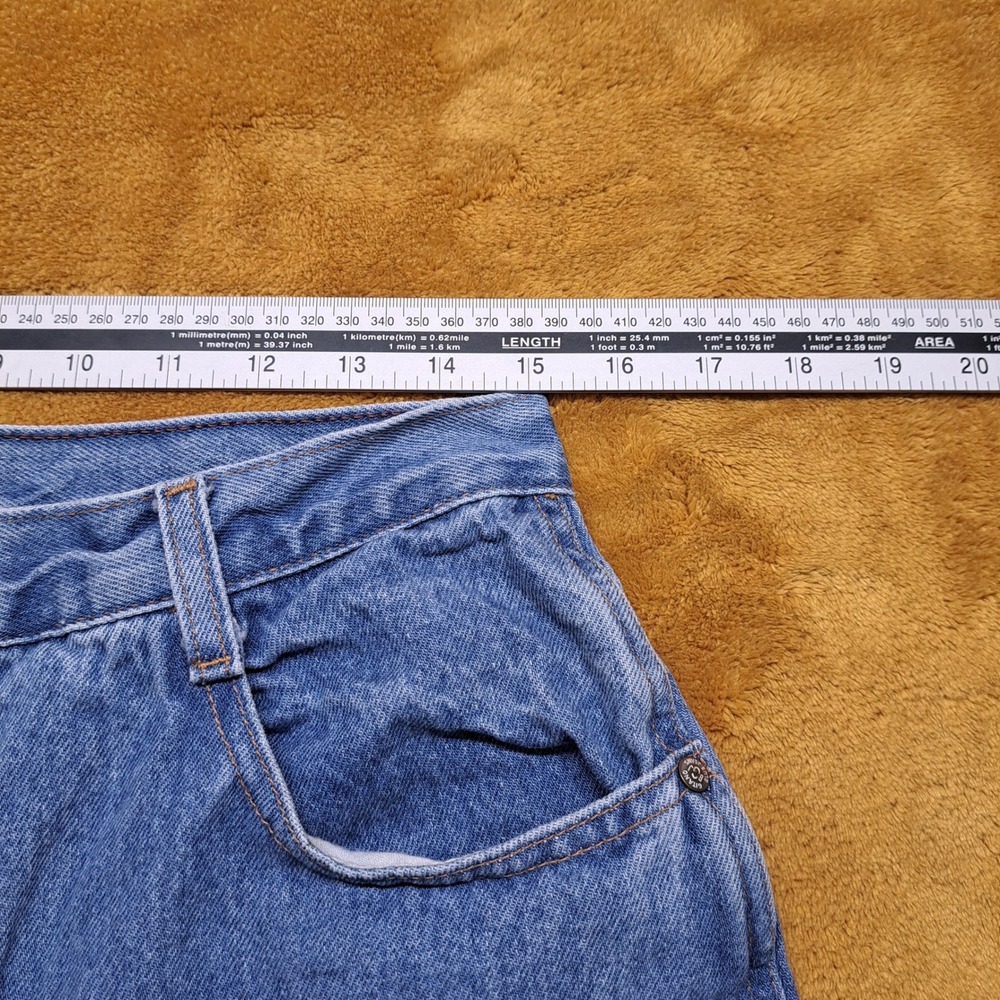 P.S. Gitano Mom Jeans Women 29 Blue Excellent High Rise Tapered 90s Vintage - Picture 4 of 11